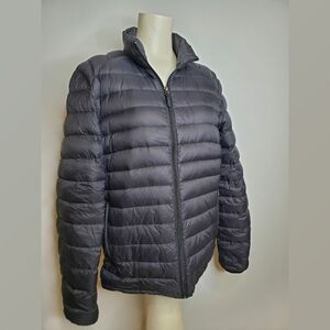 Heat Keep Black Down Puffer Jacket